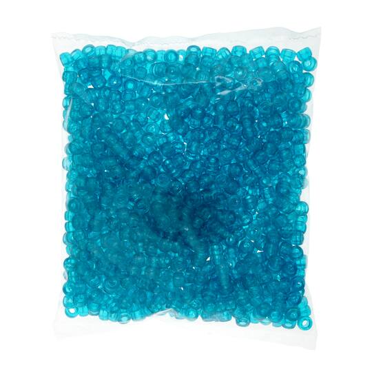 John Bead 6mm Transparent Mini Pony Beads, 1,000ct